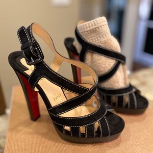 Christian Louboutin Trescity 120 mm black heels